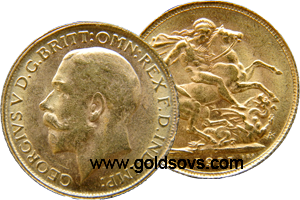 Canada Gold Sovereign 1917