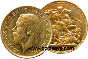 1926 S Sovereign gold