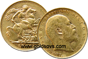 Melbourne Minted Gold Sovereign 1905