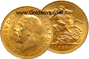 George V 1930 Gold Sovereign